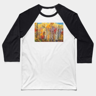 Trees Art Baseball T-Shirt